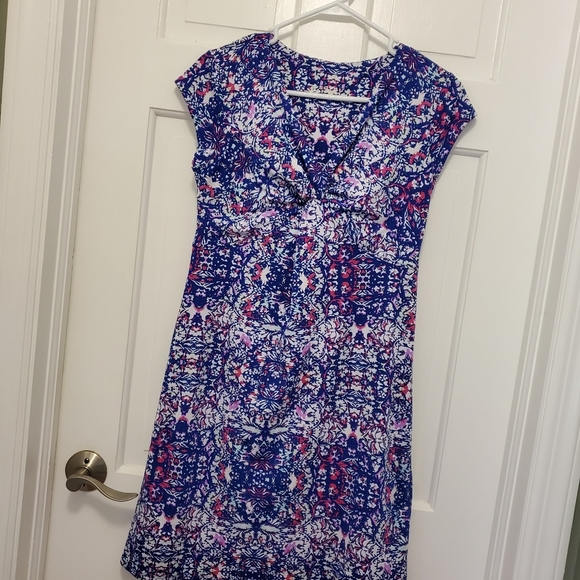 Soybu Colorful Print Knit Dress Size Small, Athlesiure, Comfy Stretchy - Picture 7 of 8